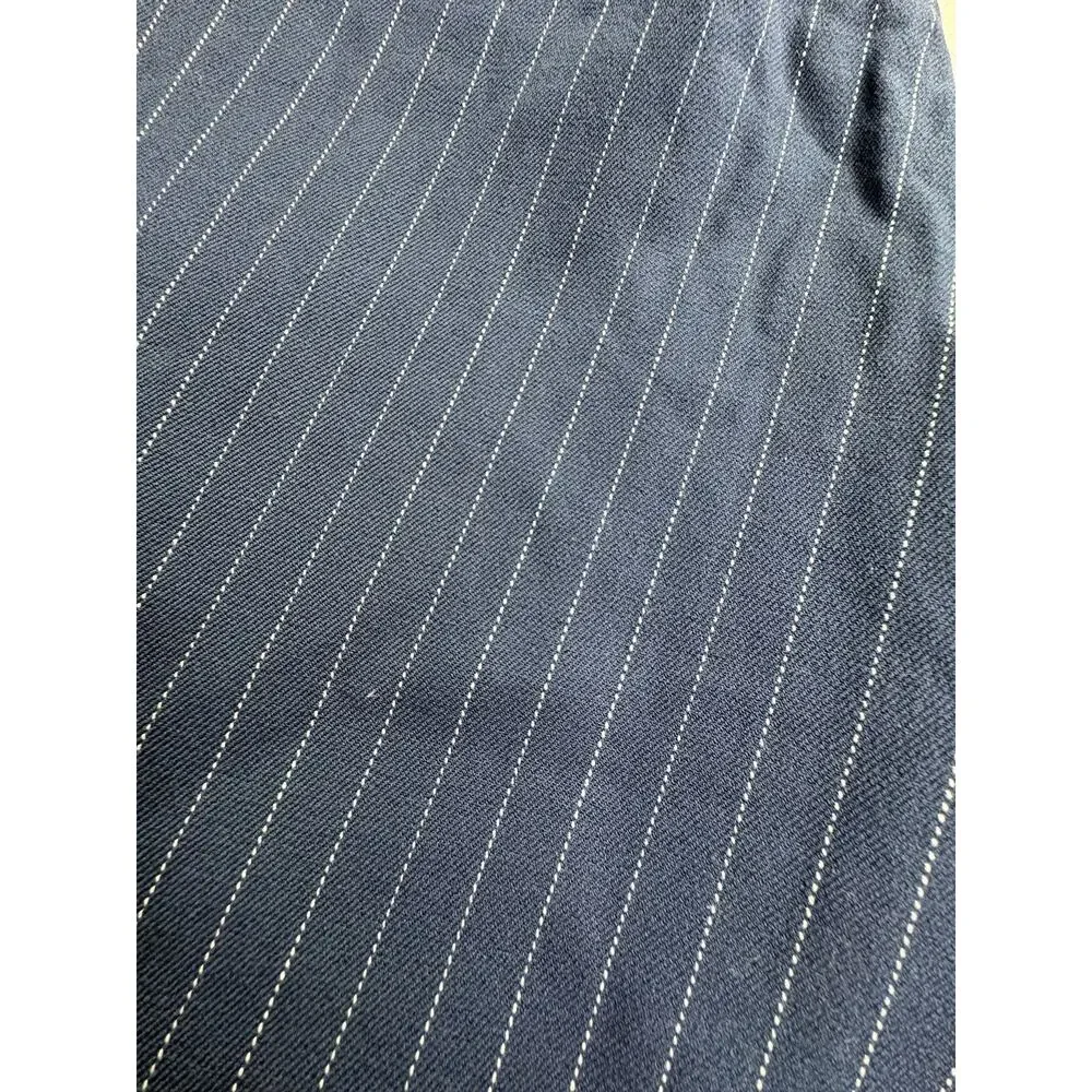 Women's High-Rise Skinny Ankle 12 Pants  A New Day navy blue pinstripe corp core